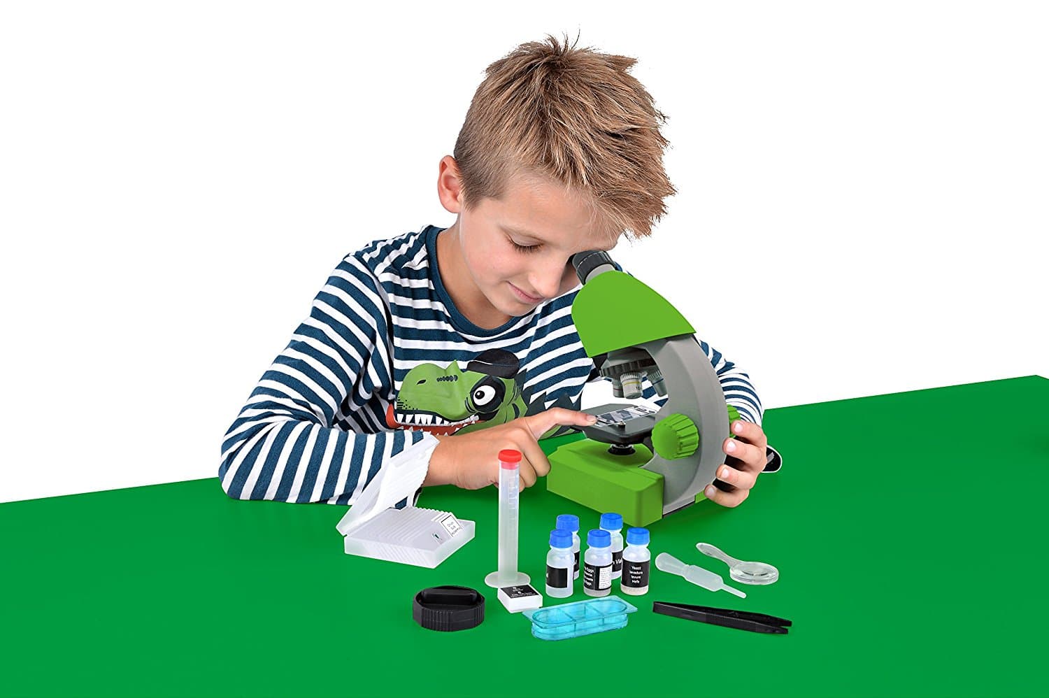 Bresser Junior 40x-640x Grønn Mikroskop