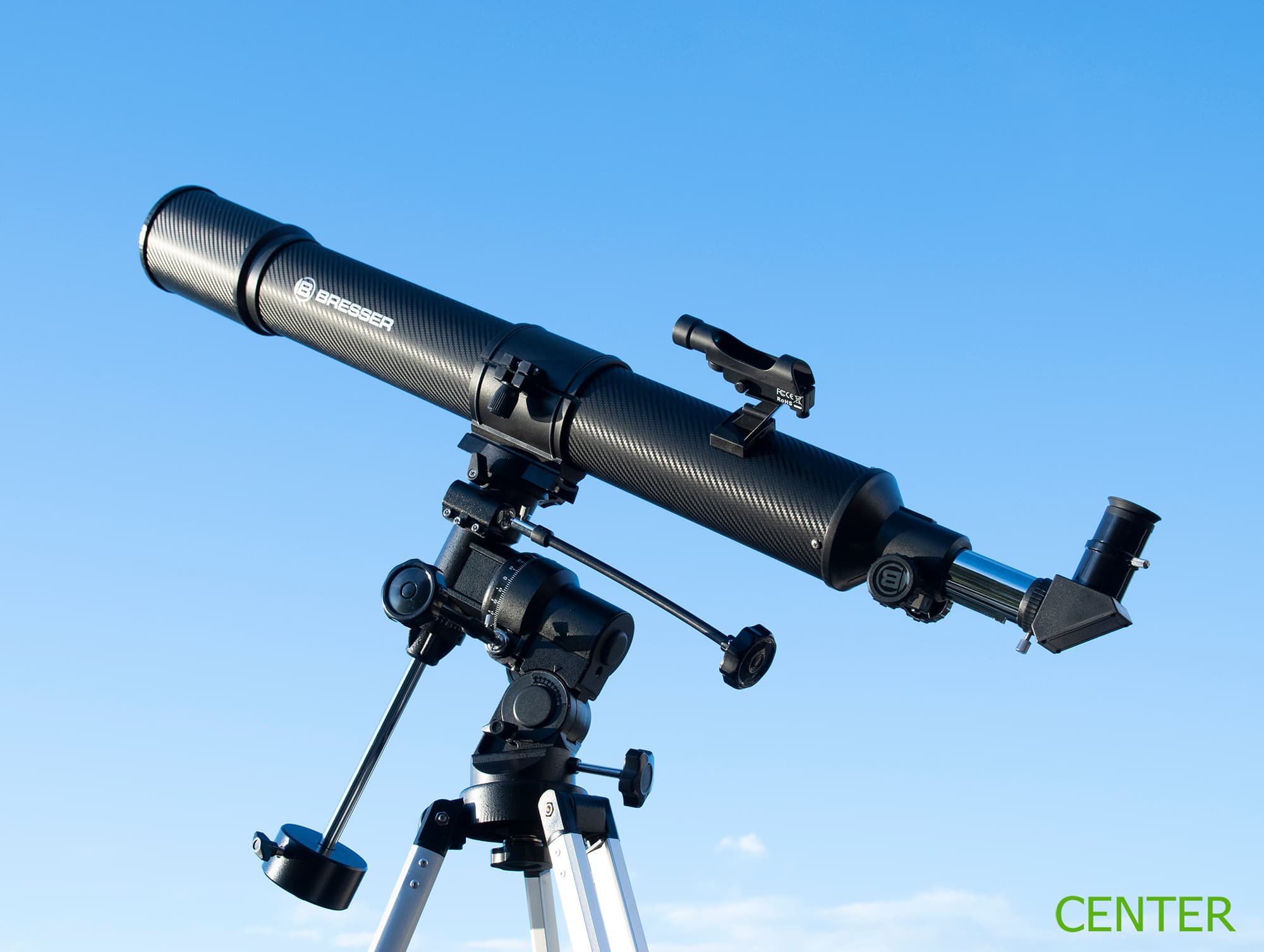 Bresser Quasar 80/900 Refraktor Teleskop med EQ3 Stativ
