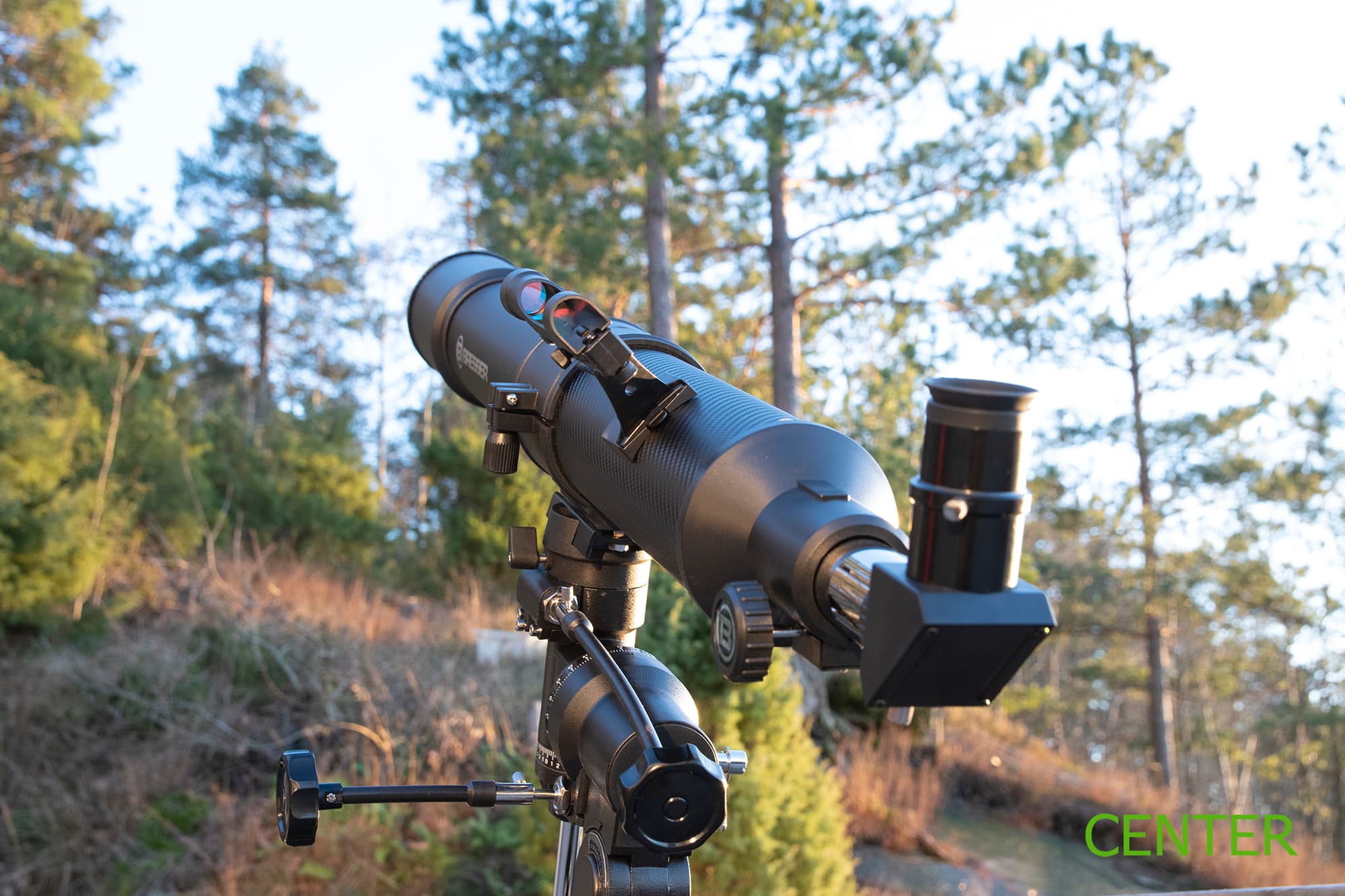 Bresser Quasar 80/900 Refraktor Teleskop med EQ3 Stativ