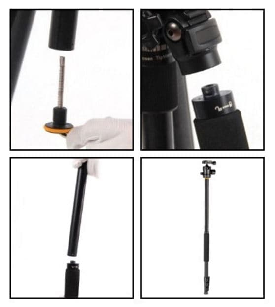 Bresser A-2841RX Stativ med Pan Hode, 176cm