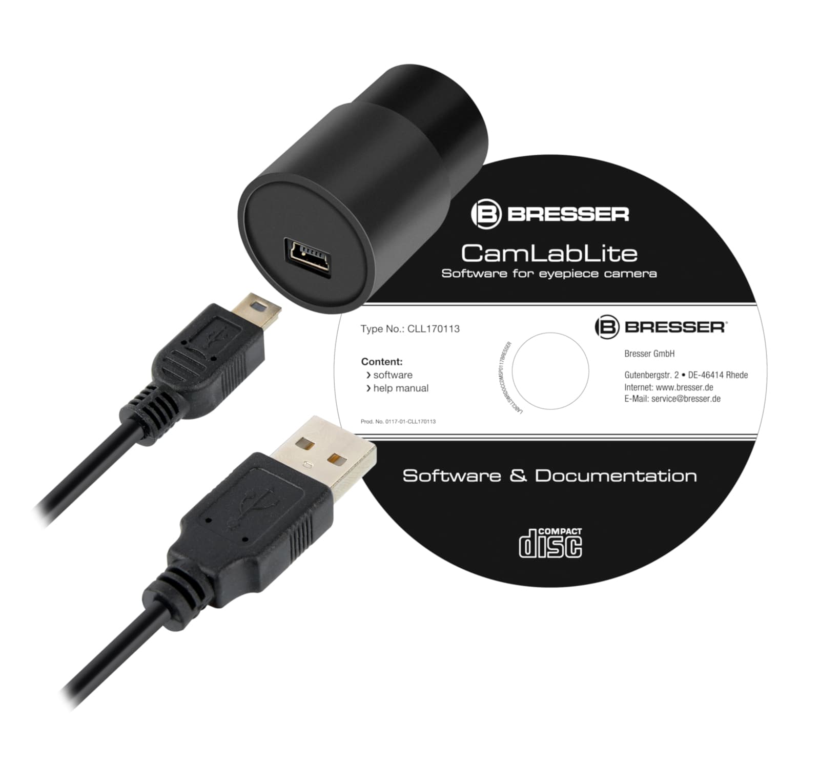 National Geographic 40x-1024x Mikroskop med USB Kamera