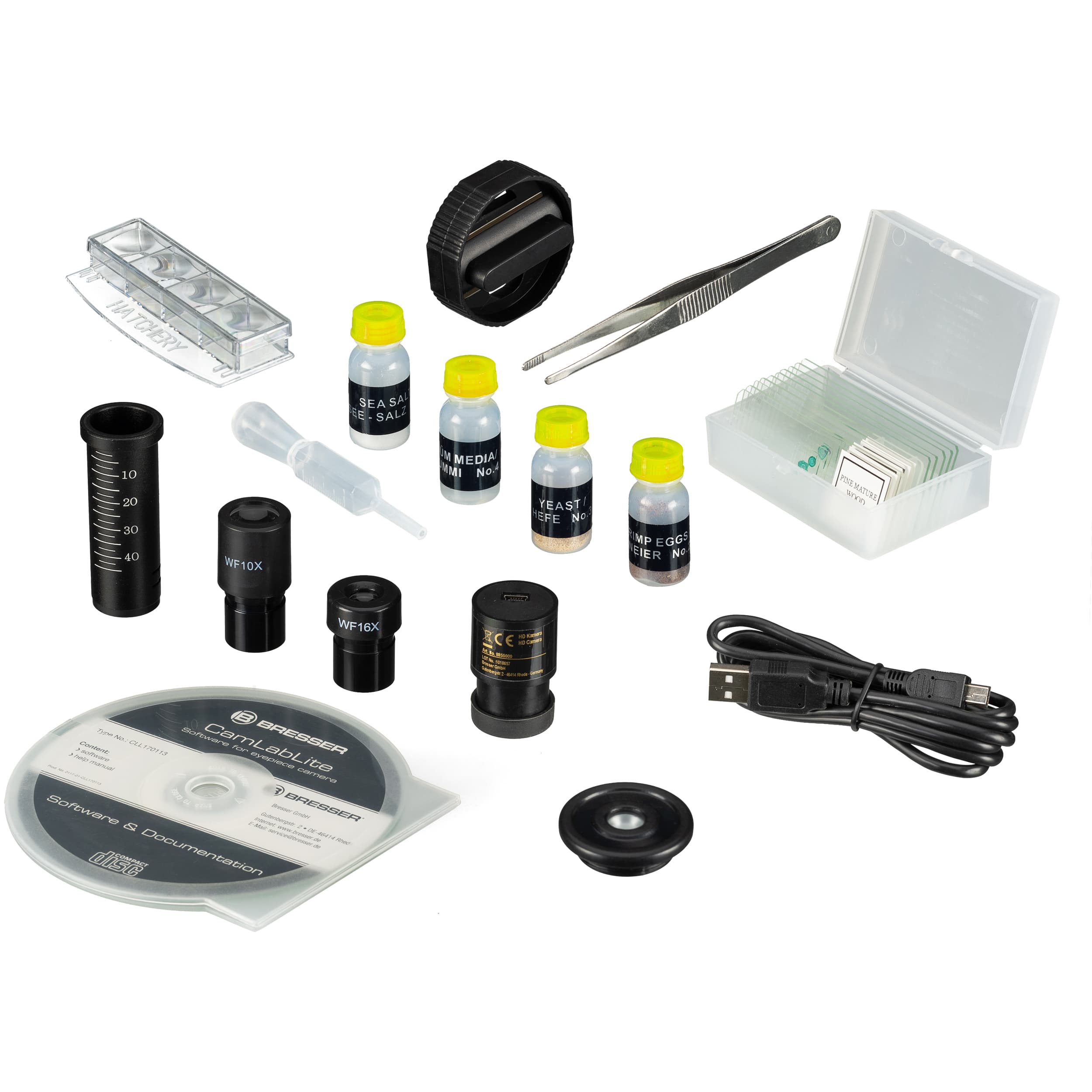 National Geographic 40x-1024x Mikroskop med USB Kamera